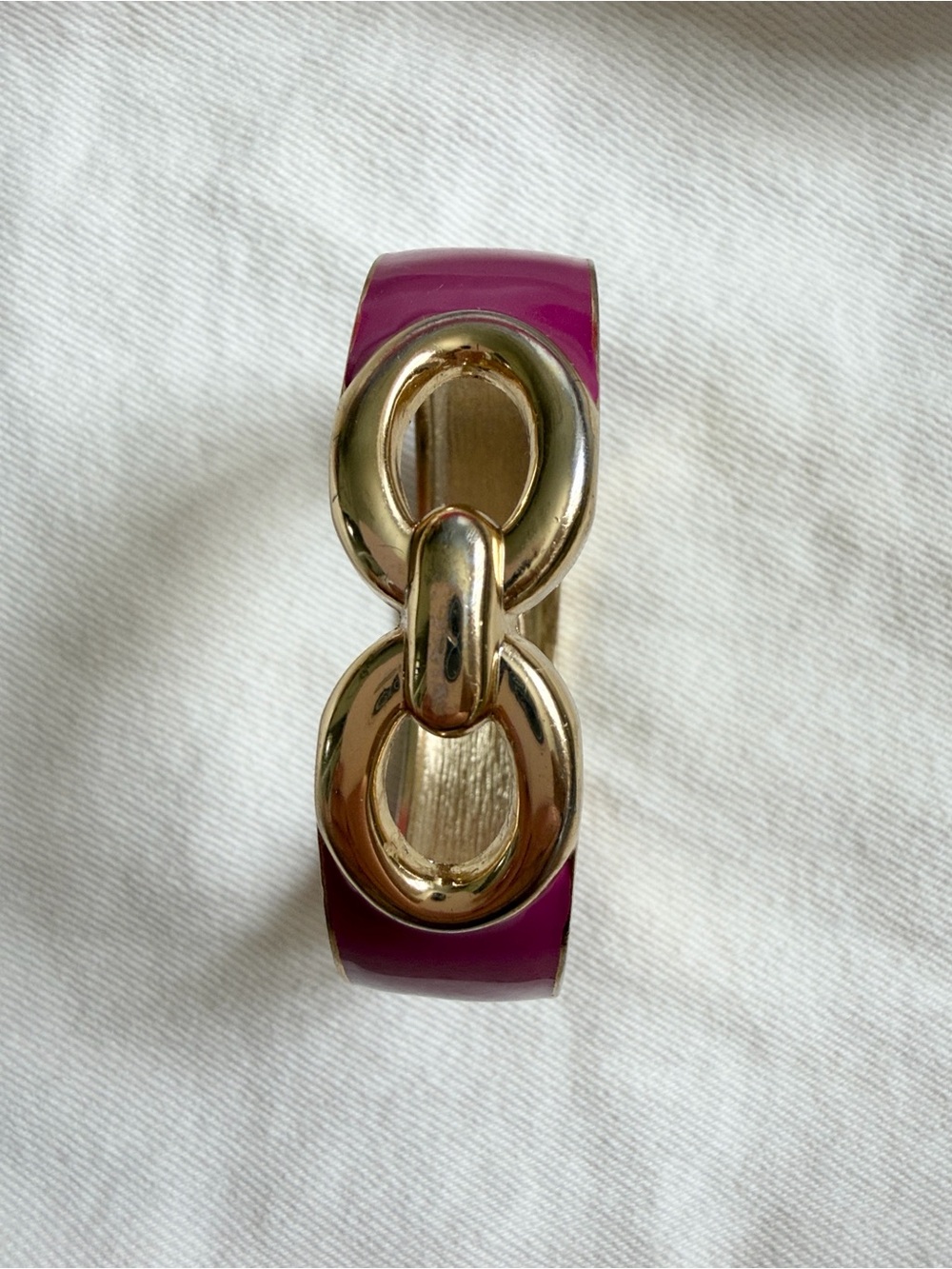 Banana Republic Magenta Enamel Cuff